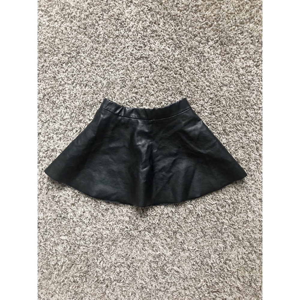 Pleather Girls Skirt